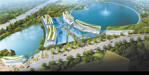 風(fēng)景園林 重慶 水立方