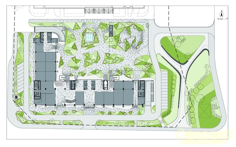 朝陽門SOHO 盛葉夏樹 設計圖
