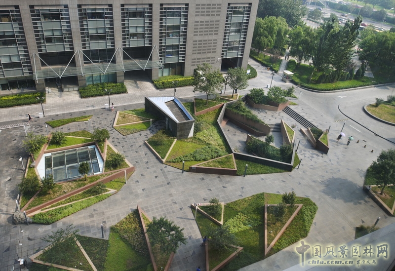 朝陽門SOHO 盛葉夏樹 三角造型