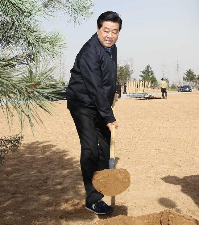 賈慶林 義務植樹 永定河 園博會
