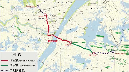 武漢 長江大道 動工 景觀 貫穿三鎮 中國風景園林網