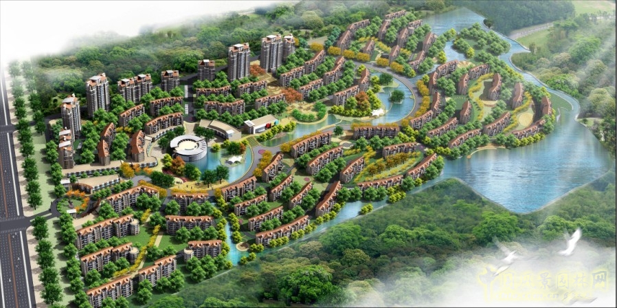 居住小區規劃 森林公園 景觀