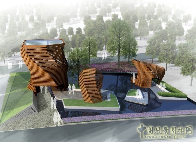 李浩年 景觀規劃 景觀設計 籠結構 垣外苑