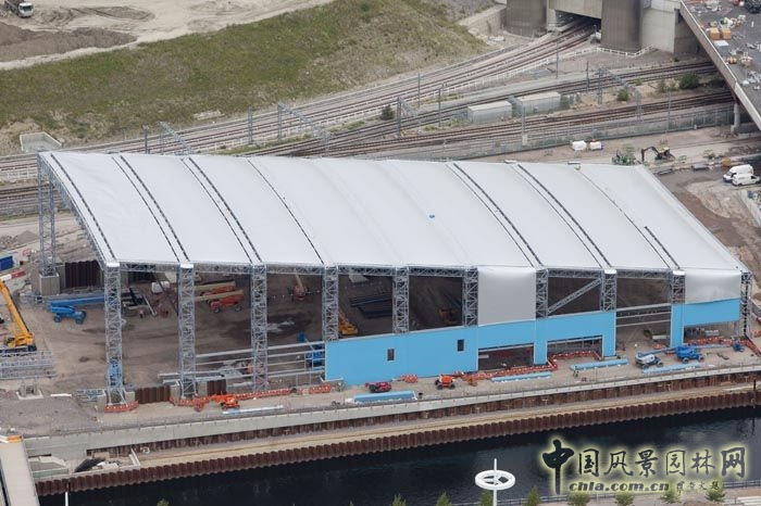 倫敦奧運會水球館 中國風景園林網