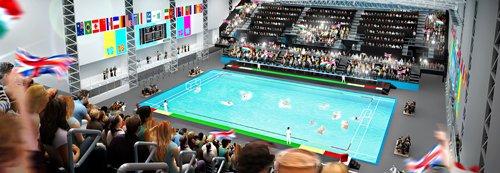 倫敦奧運會水球館 中國風景園林網