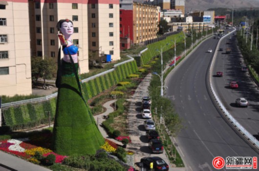 飛天 雕塑 被批 毀壞 市容 拆除 中國風景園林網