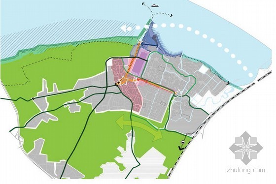 Huizen地區空間開發總方案 中國風景園林網