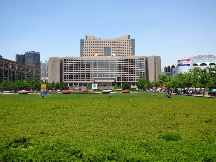 魯班獎  景觀 展示 青島 五四廣場 中國風景園林網