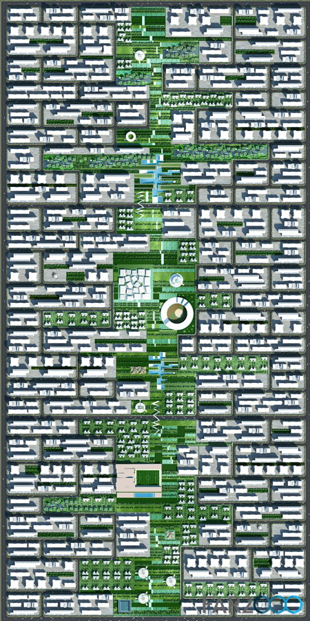 卡塔爾“河谷城”總體規劃 中國風景園林網