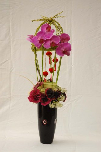 插花 作品 丁穩(wěn)林