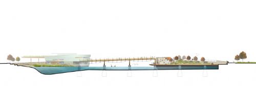 美國普羅維登斯河人行橋設計