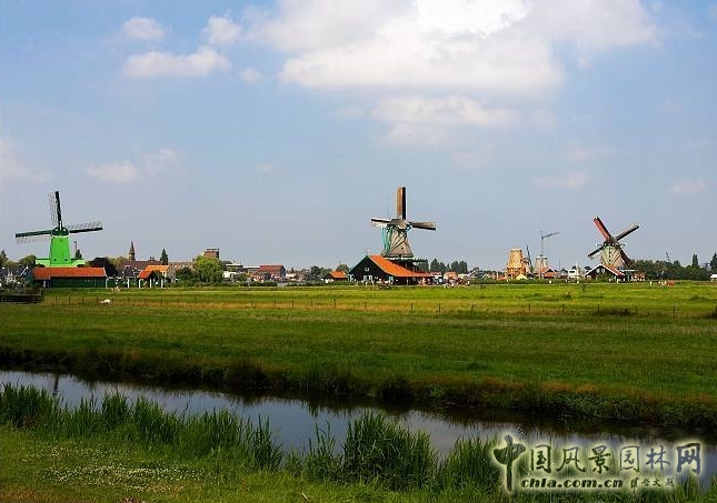 荷蘭風車群 中國風景園林網