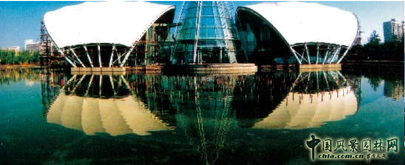 劉秀晨 綠色的云 北京 國際雕塑園 中國風(fēng)景園林網(wǎng)