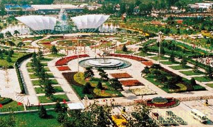 劉秀晨 綠色的云 北京 國際雕塑園 中國風景園林網