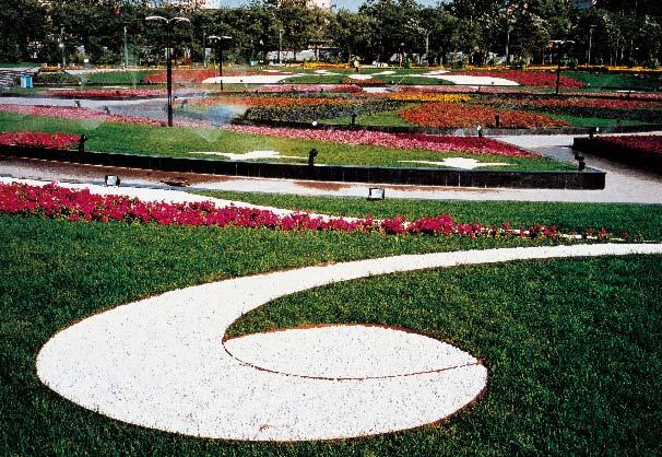 劉秀晨 綠色的云 北京 國際雕塑園 中國風景園林網