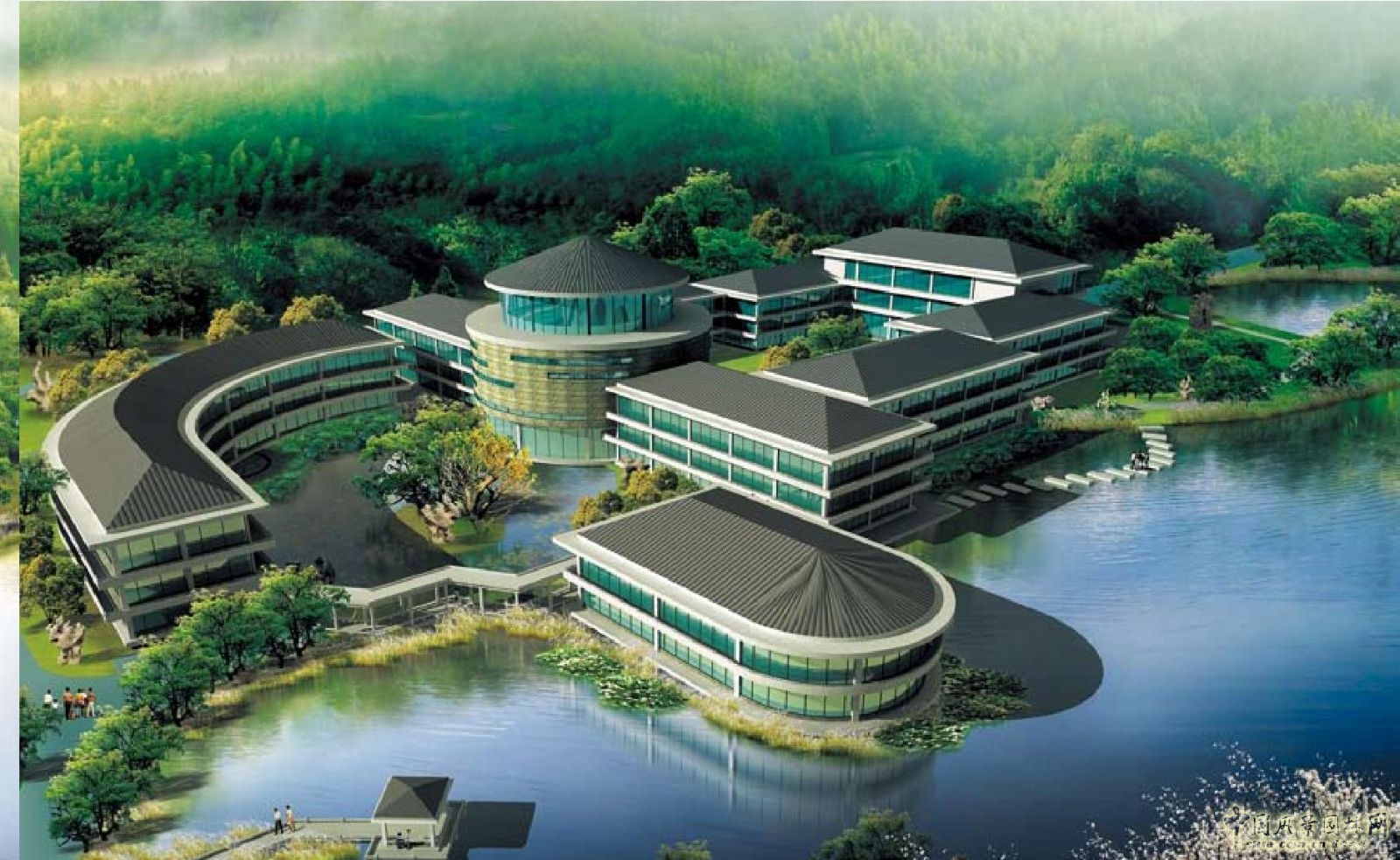 劉秀晨 綠色的云 費縣石苑 規劃設計 中國風景園林網