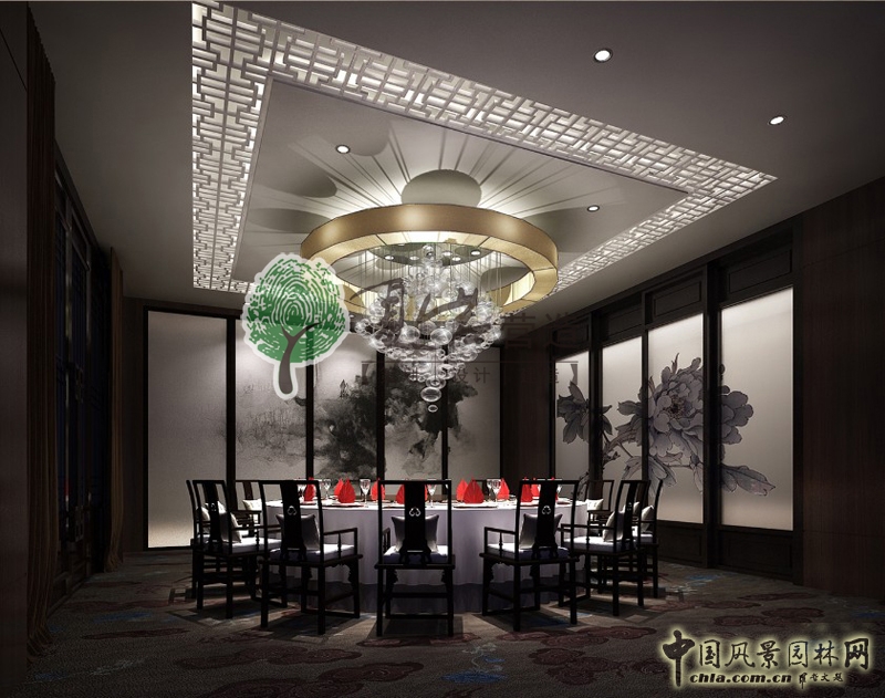 洛神賦煙雨清風(fēng)普通包房