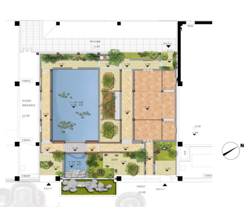 余蔭山房仿建平面圖