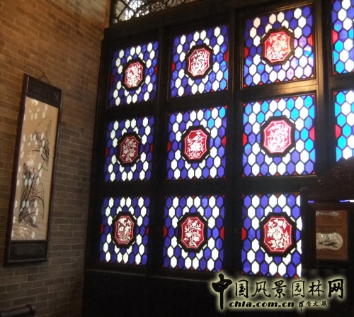 滿洲窗整體效果（仿建）