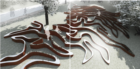 朱育帆流水印園博會作品