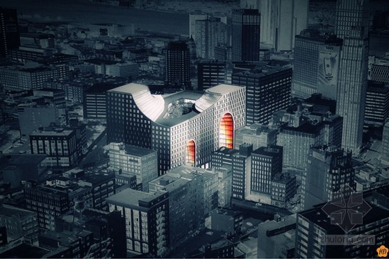 美國底特律市中心重建項目設計