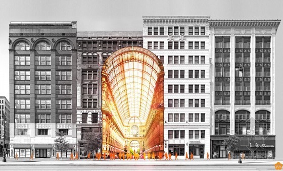 美國底特律市中心重建項目設(shè)計