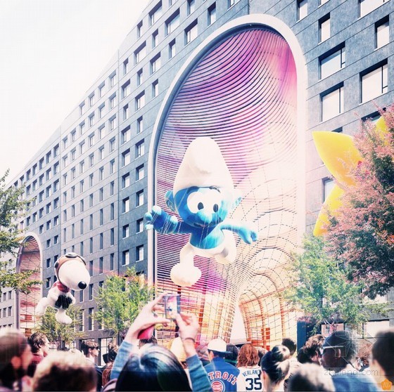 美國底特律市中心重建項目設(shè)計