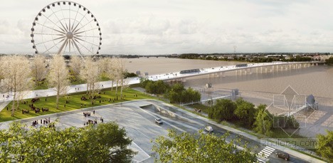 OMA設(shè)計(jì)的法國波爾多新大橋