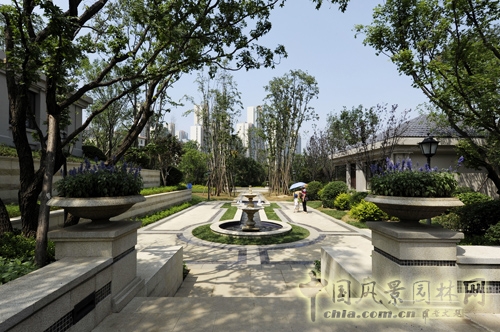 天開園林 魯能領(lǐng)秀城 景觀工程