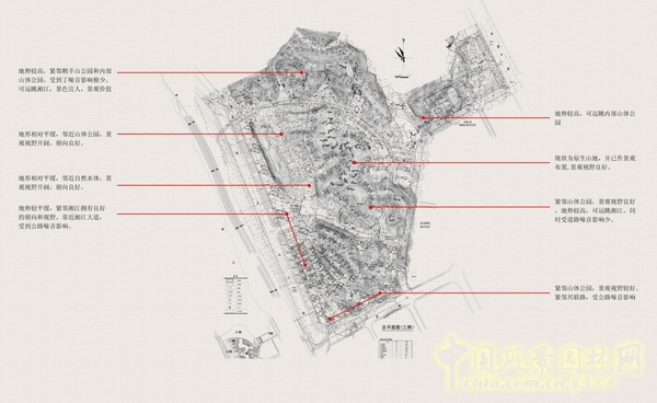 住宅景觀獎 湘江一號 山水比德 景觀設計 中國風景園林網