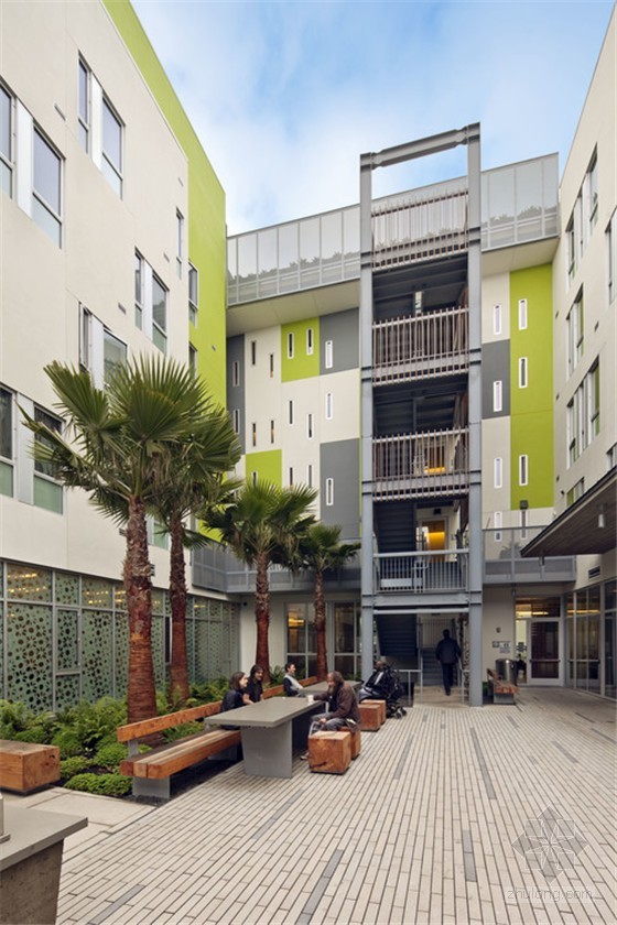 美國加利福尼亞理查森公寓景觀花園