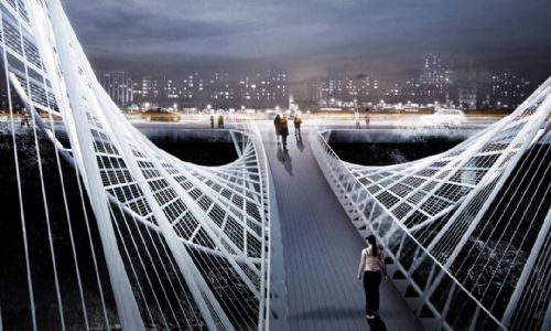 奧地利penda工作室設計Meadows Salford橋競賽方案