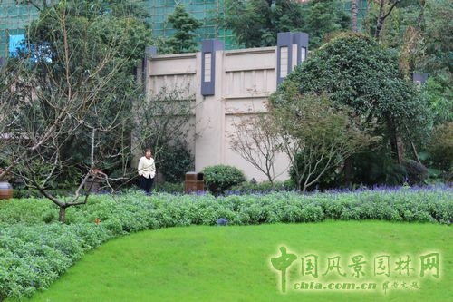 住宅景觀獎 園林景觀 成都世貿 成都世貿猛追灣項目  小區入口