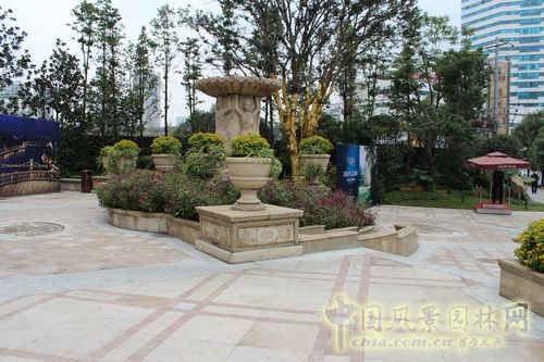 住宅景觀獎 園林景觀 成都世貿 成都世貿猛追灣項目 小區入口