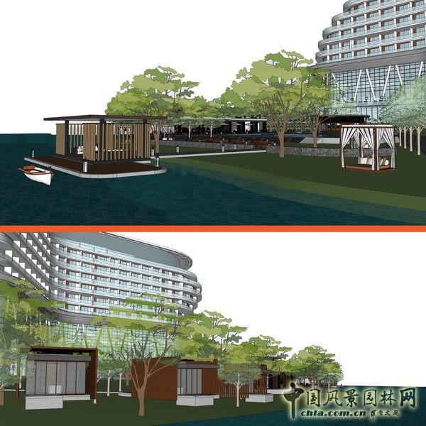 希爾頓 逸林酒店 景觀設(shè)計 何小強(qiáng) 中國風(fēng)景園林網(wǎng)