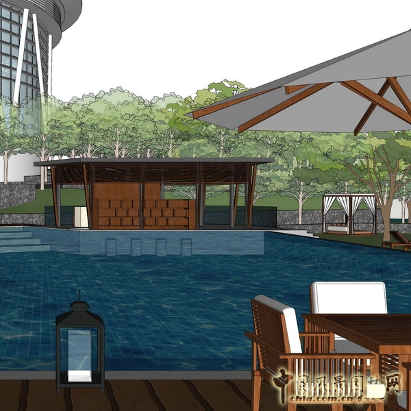 希爾頓 逸林酒店 景觀設計 何小強 中國風景園林網