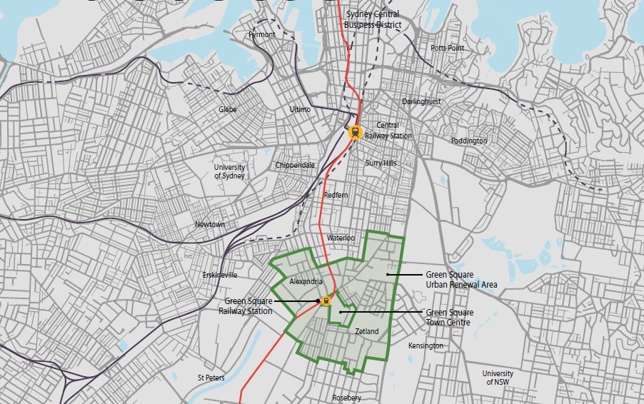 澳大利亞 城市更新 悉尼綠色廣場 綠色廣場
