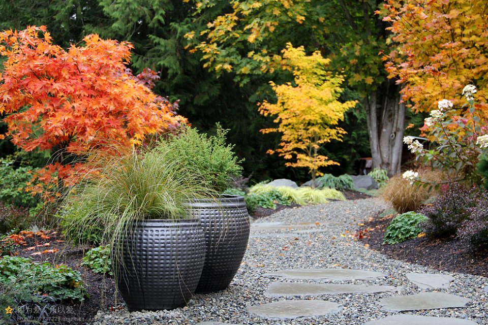 景觀設計中的黑色元素