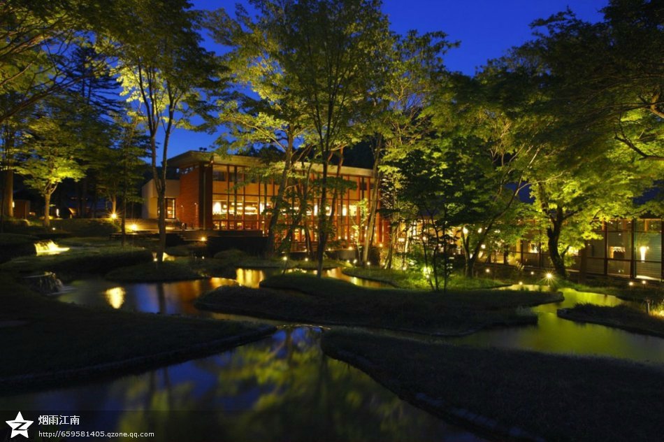 日本長野輕井澤虹夕諾雅酒店景觀設(shè)計