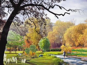 哈市香坊寒溫帶植物園效果圖。