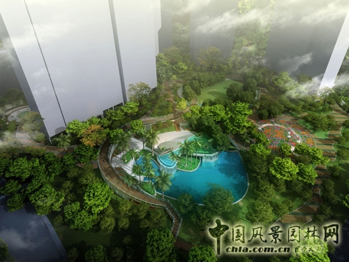 山水比德 御景山花園 園林工程