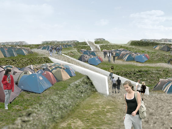 丹麥羅斯基勒之沙丘景觀