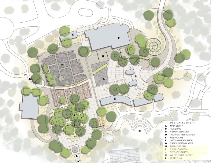 鳳凰城沙漠植物園入口花園