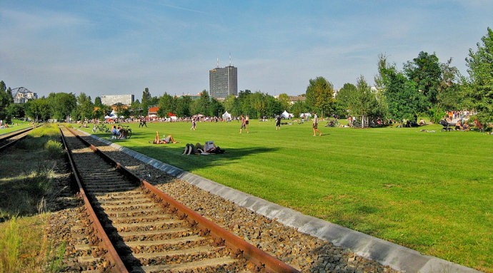 Gleisdreieck公園 景觀設計 鐵路景觀