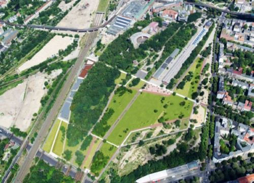 Gleisdreieck公園 景觀設計 鐵路景觀