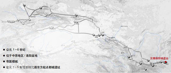 遺產點線路位置示意圖
