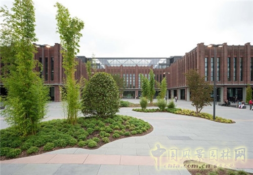 德國科隆Rheinpark-Metropole辦公空間景觀設計