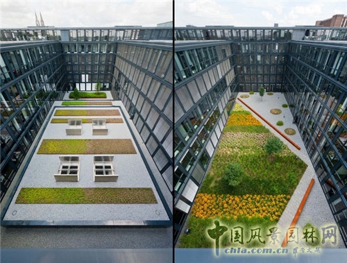 德國科隆Rheinpark-Metropole辦公空間景觀設(shè)計