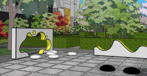 校園景觀 景觀設計 景觀方案 設計理念