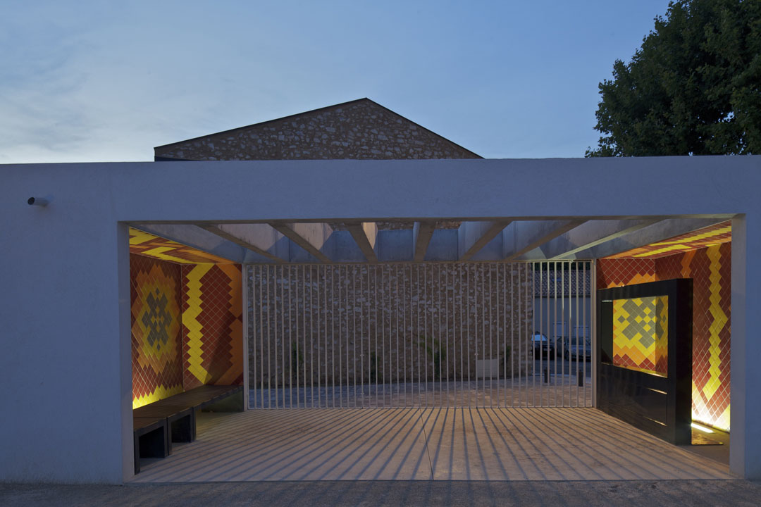 法國,馬賽Gignac la Nerthe市中心廣場景觀項目